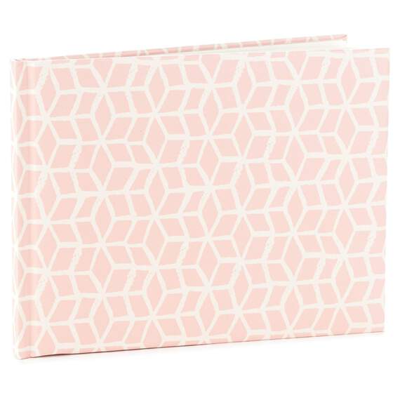 Pink Geometric Guest Book, , large image number 1