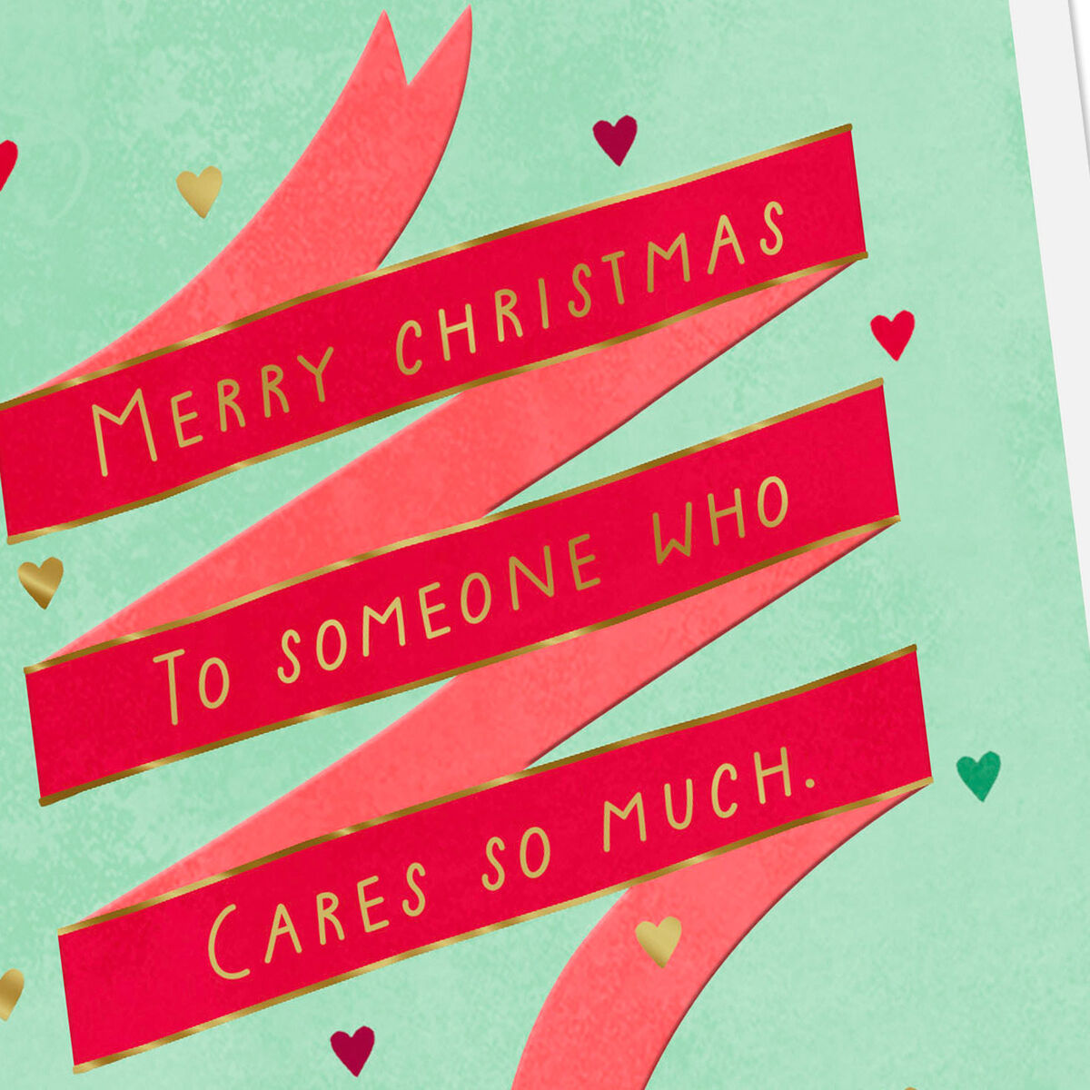 Thanks for Being There Christmas Card for Caregiver Greeting Cards