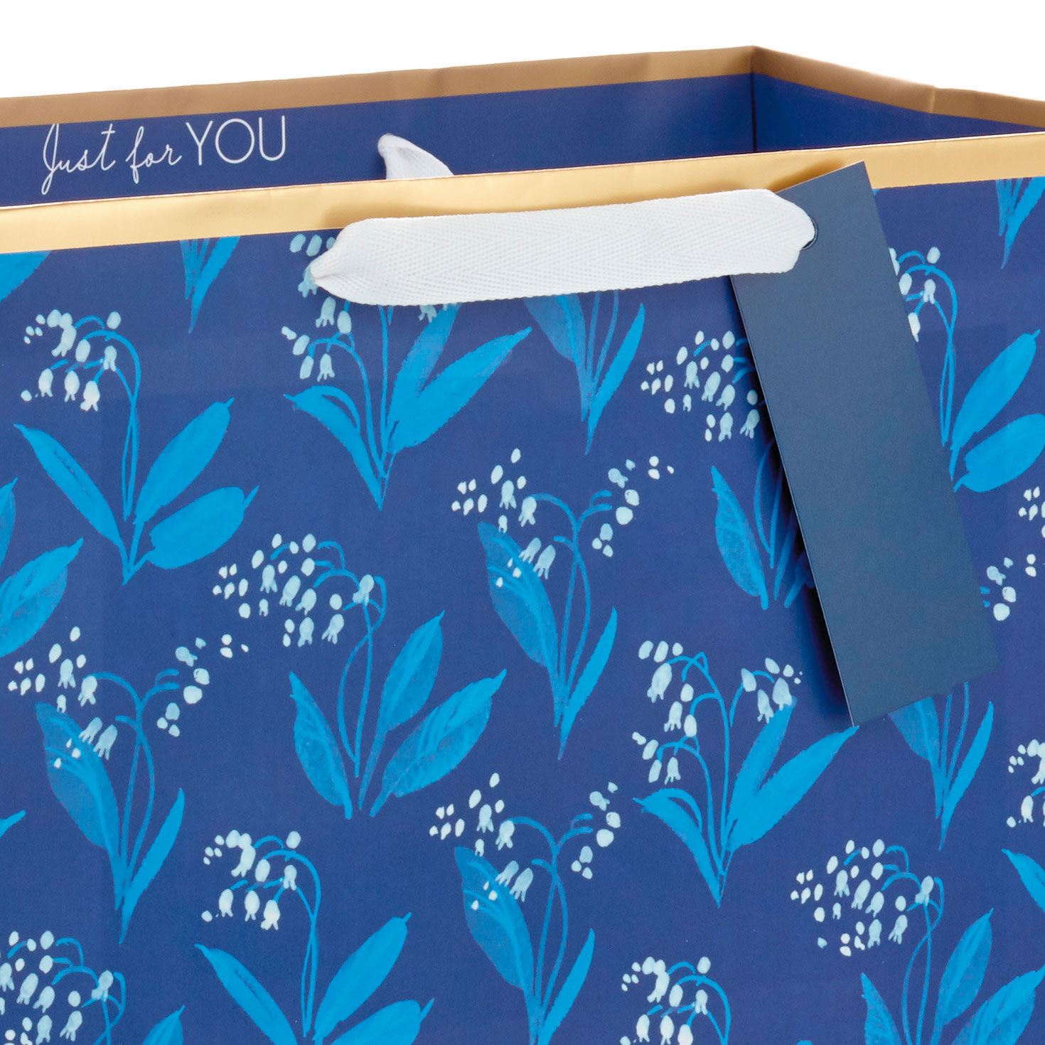 13" Blue Floral Large Gift Bag for only USD 4.49 | Hallmark