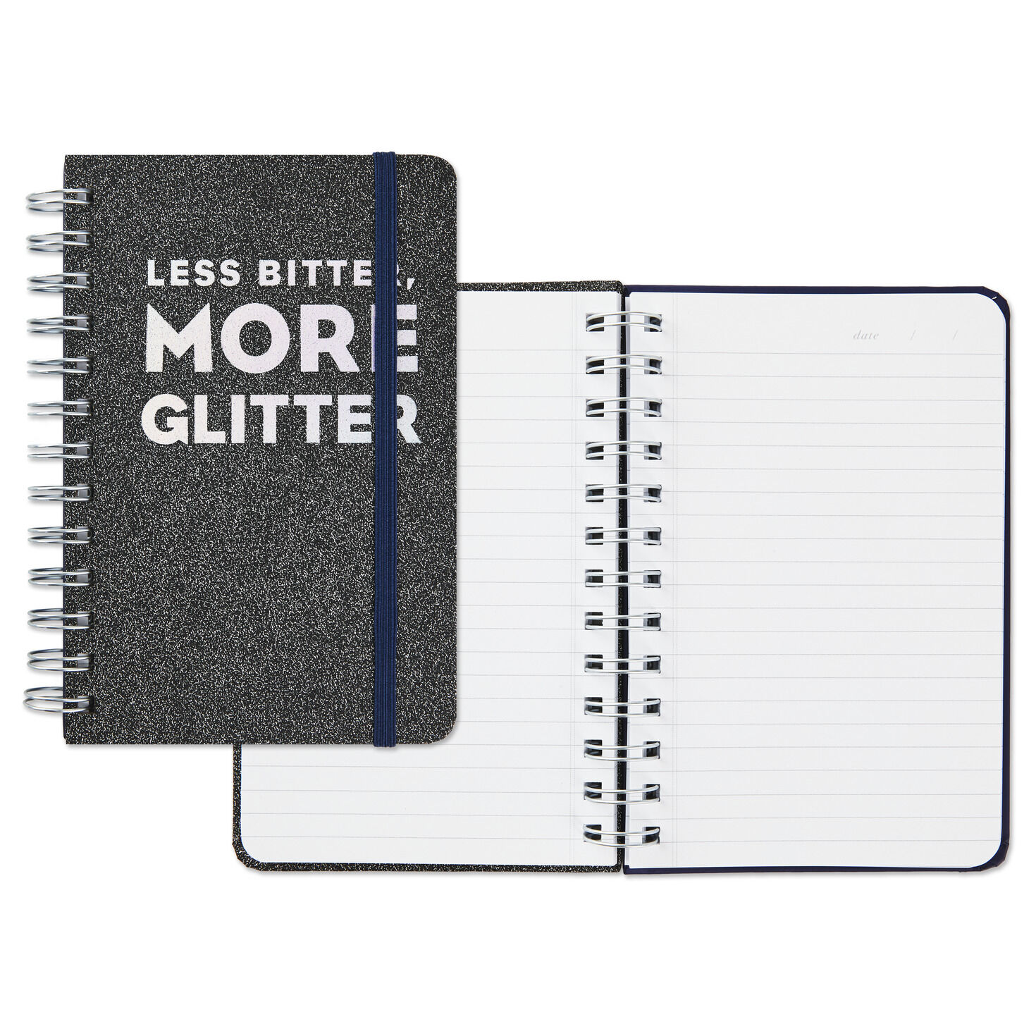 Less Bitter More Glitter Spiral Notebook for only USD 9.99 | Hallmark