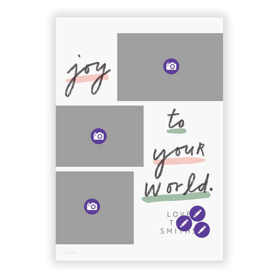 Joy to Your World Flat Holiday Photo Card, , large image number 5