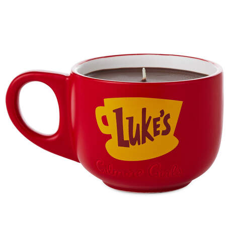 Gilmore Girls Coffee-Scented Luke's Diner Mug Candle, , large