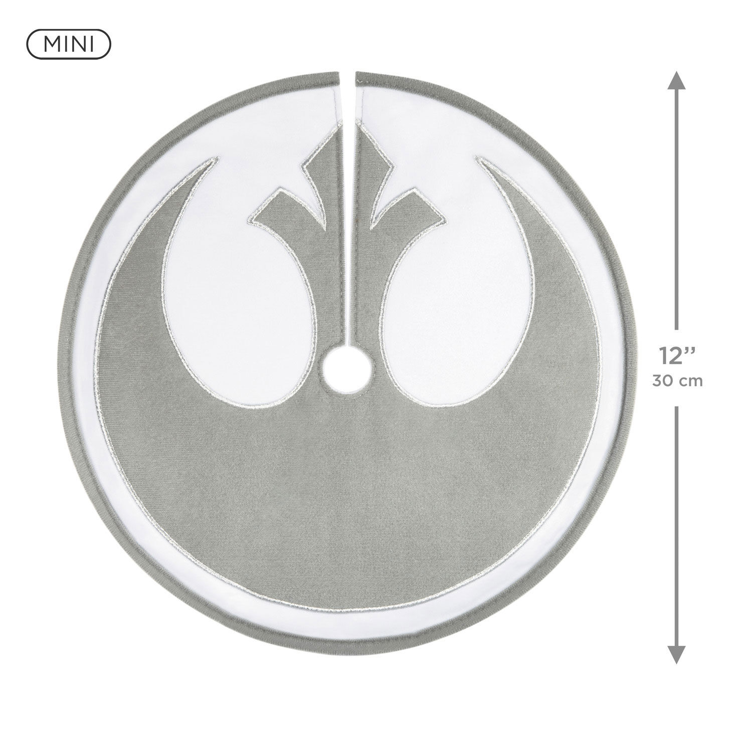 Star Wars Rebel Alliance Symbol Mini Tree Skirt measurement image number 3