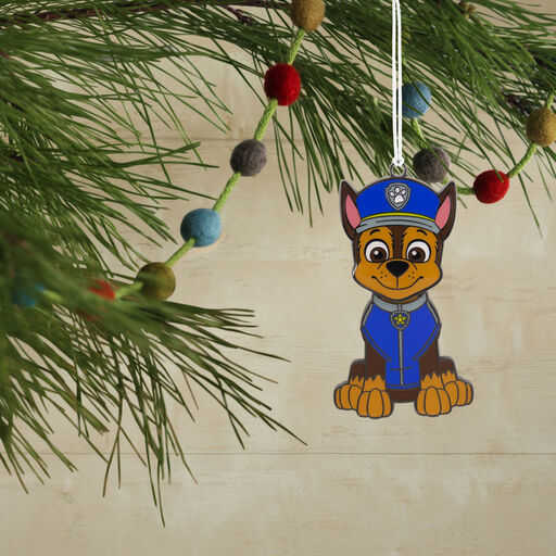 Paw Patrol™ Chase Moving Metal Hallmark Ornament, 