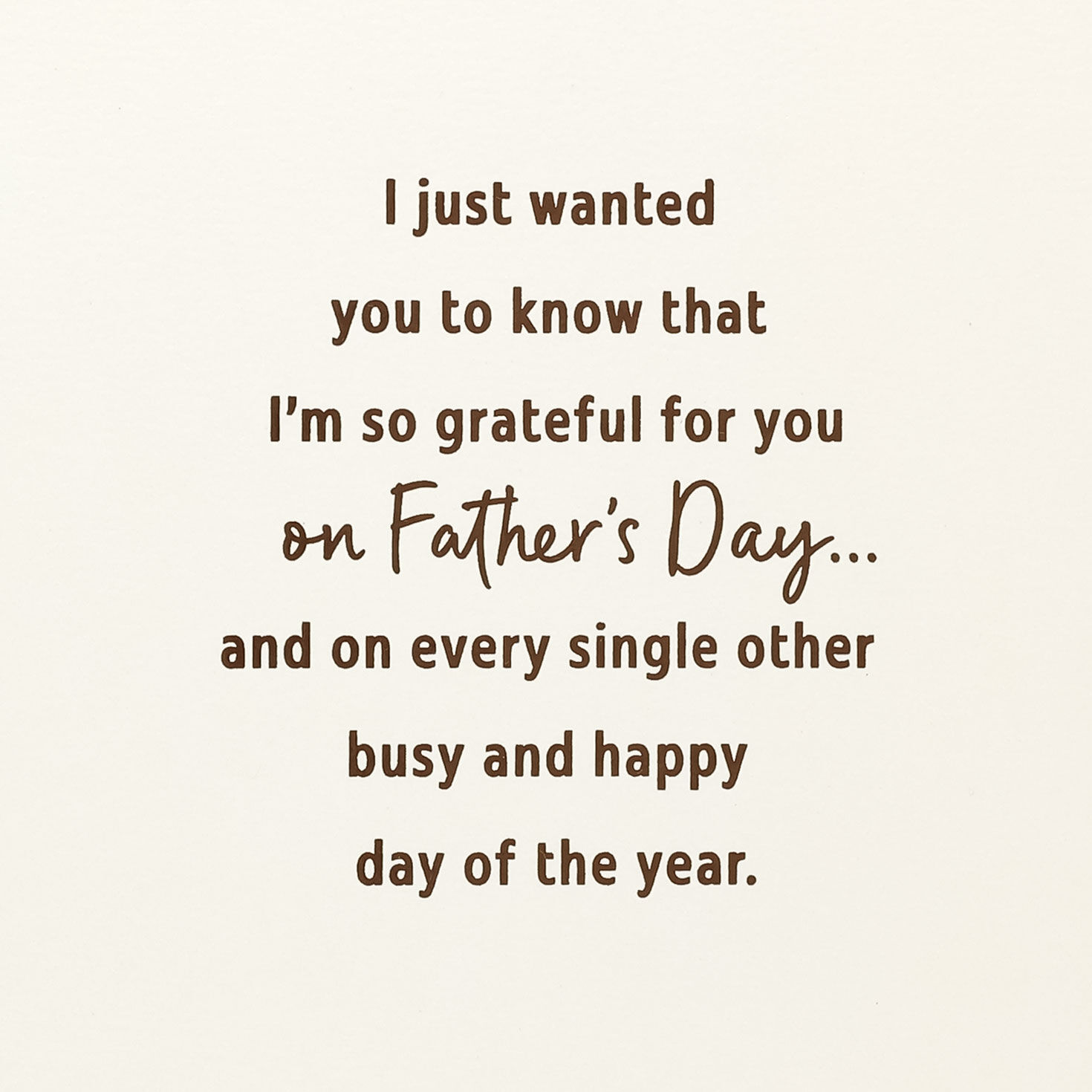 Green Bold Lettering Father's Day Card sentiment image number 2