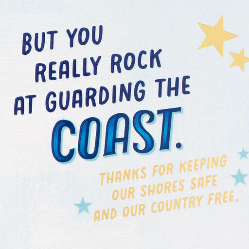 Safe Shores Coast Guard Veterans Day Card, 