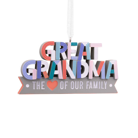 Great Grandma Heart of the Family Hallmark Ornament, , large image number 1