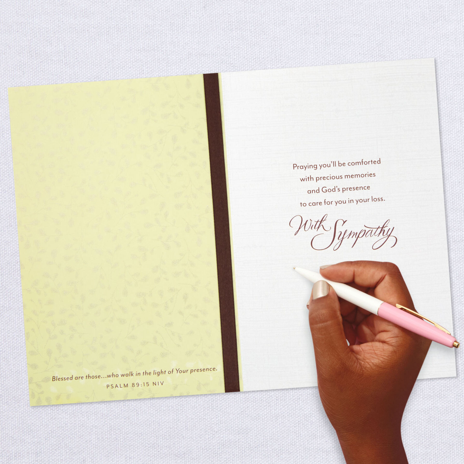 A Journey Remembered Religious Sympathy Card - Greeting Cards - Hallmark