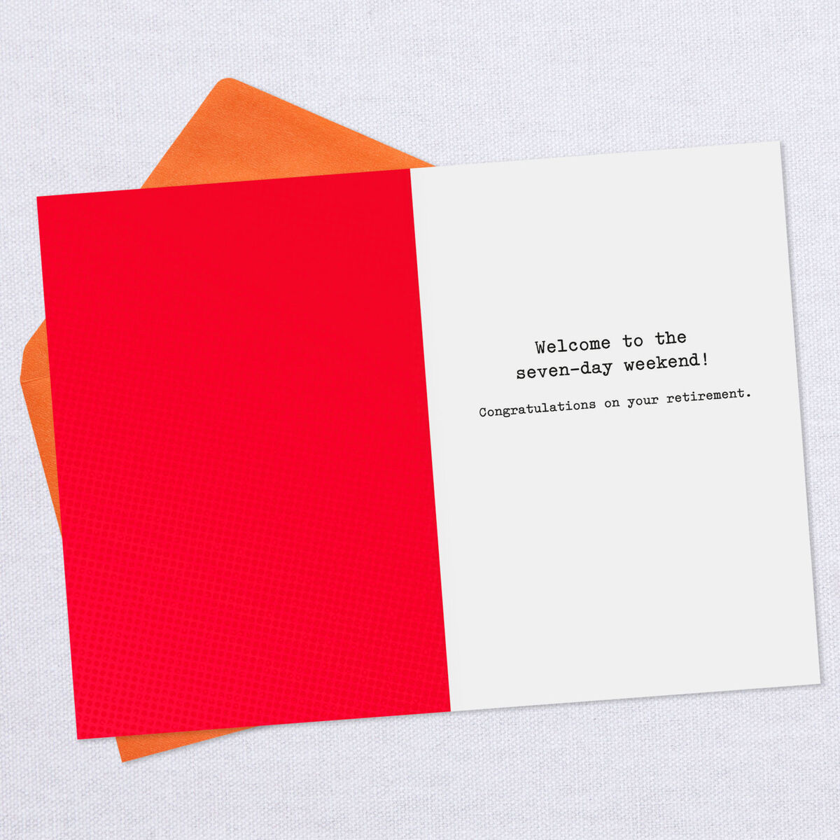 to the SevenDay Weekend Funny Retirement Card Greeting Cards