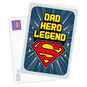 Superman Personalized Father's Day Card Card Front with Envelope image number 2