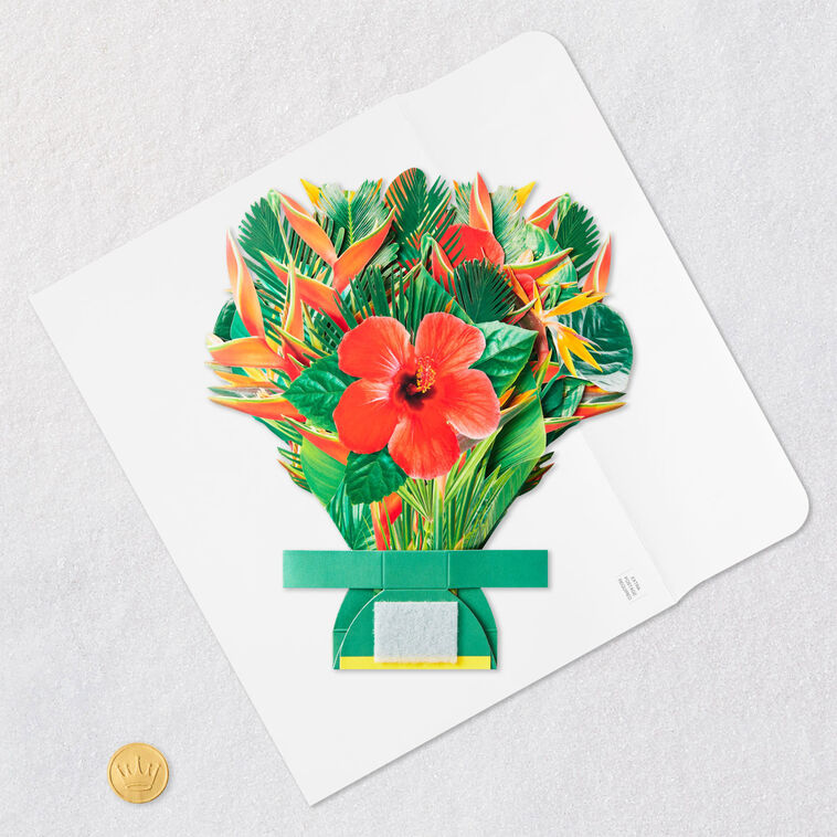 Build-a-Bouquet Tropical Pop-Up Paper Flowers, Tropical Flowers, large image number 7