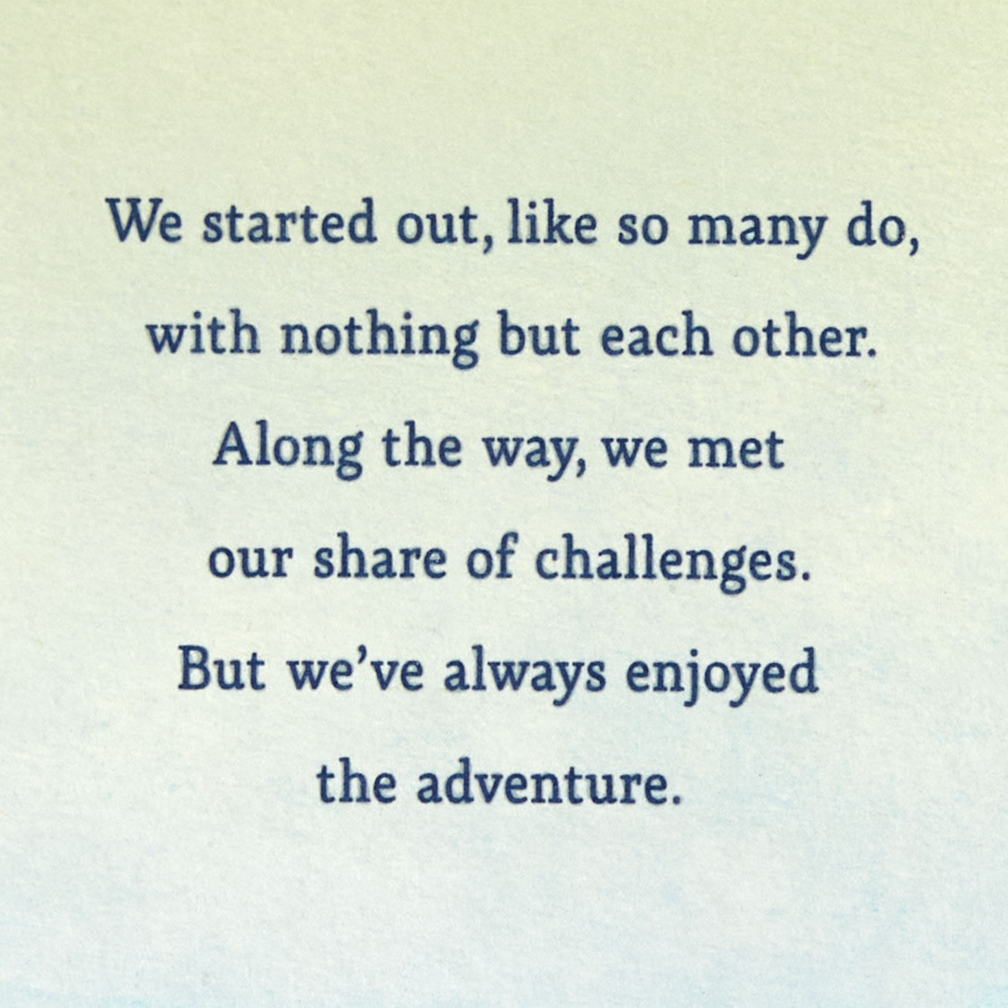 Sailboat in Sea Husband Anniversary Card sentiment image number 2