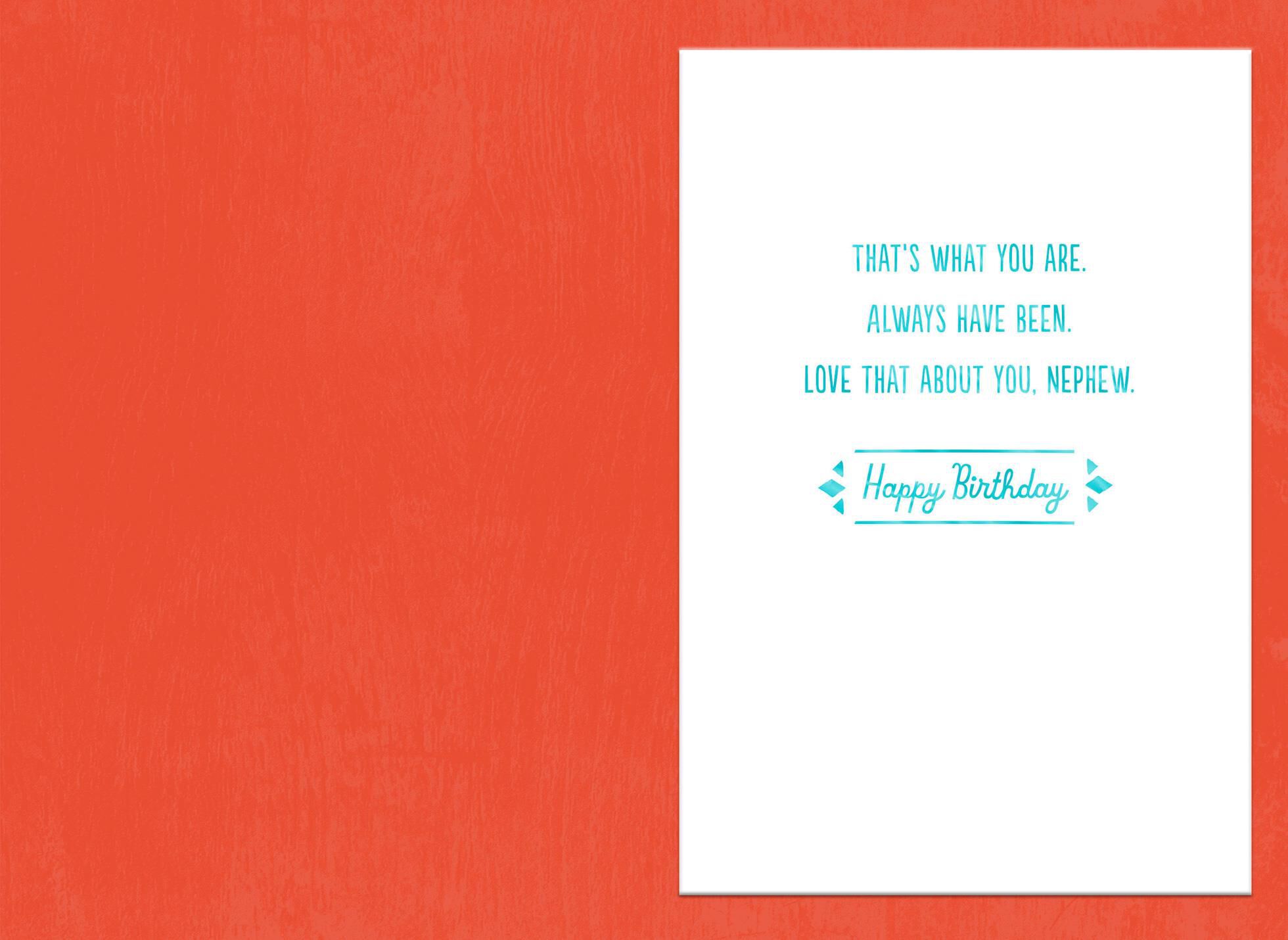 One of a Kind Birthday Card for Nephew