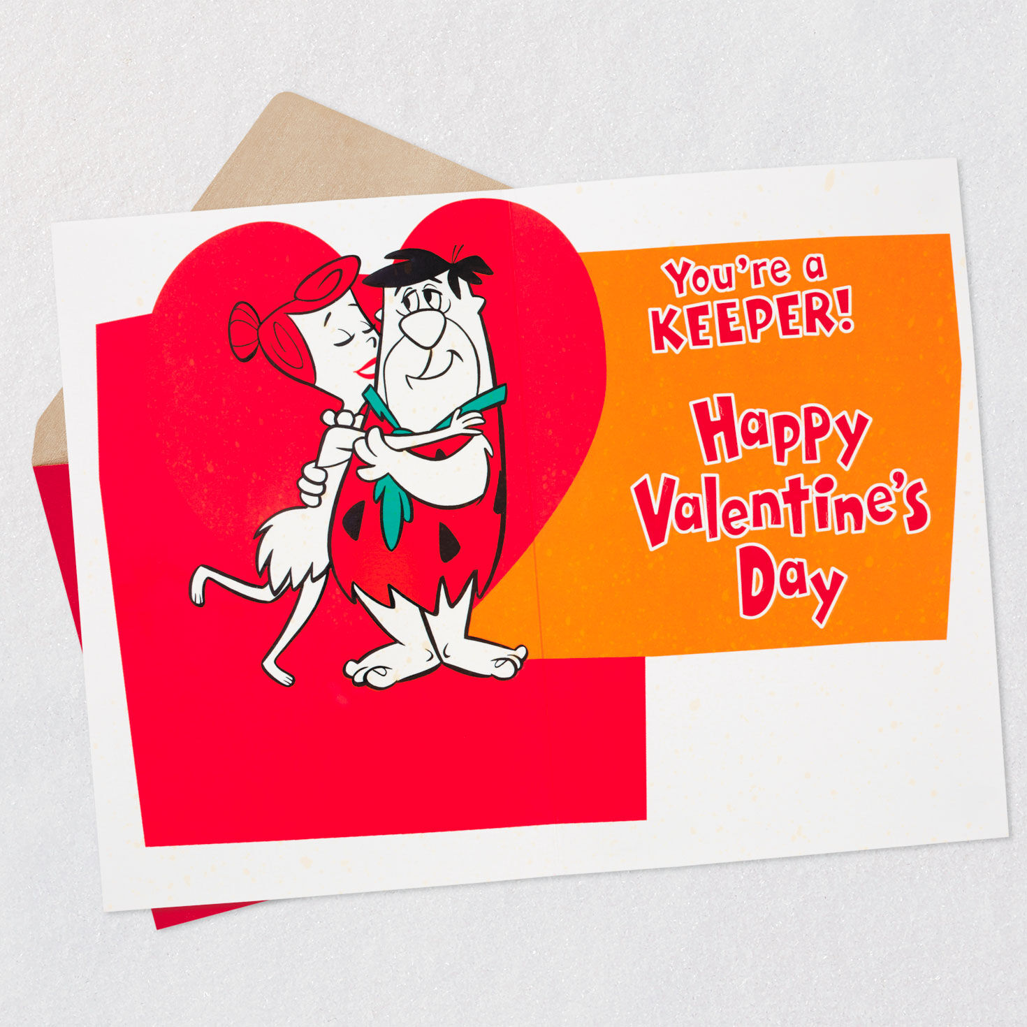 The Flintstones™ A Keeper Funny Valentine's Day Card for Husband for only USD 4.99 | Hallmark