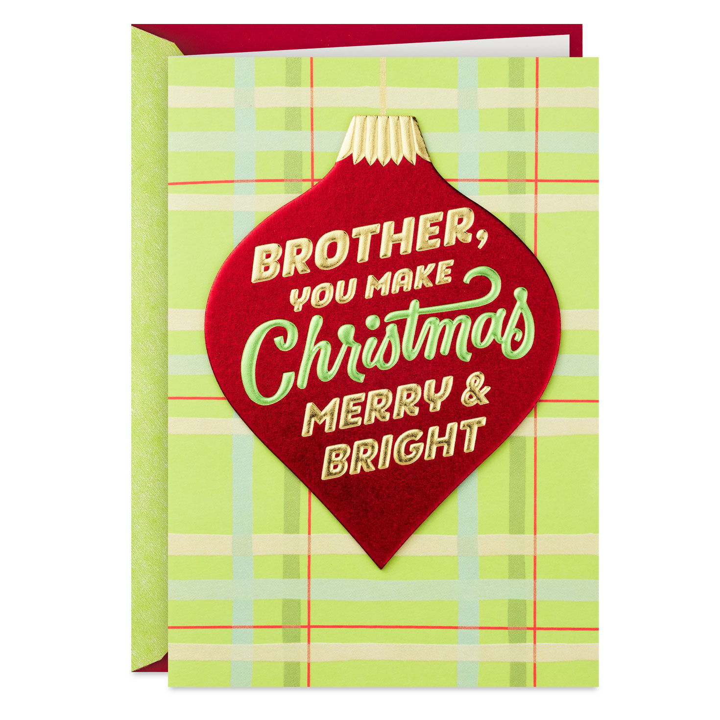 You Put Merry into the World Christmas Card for Brother