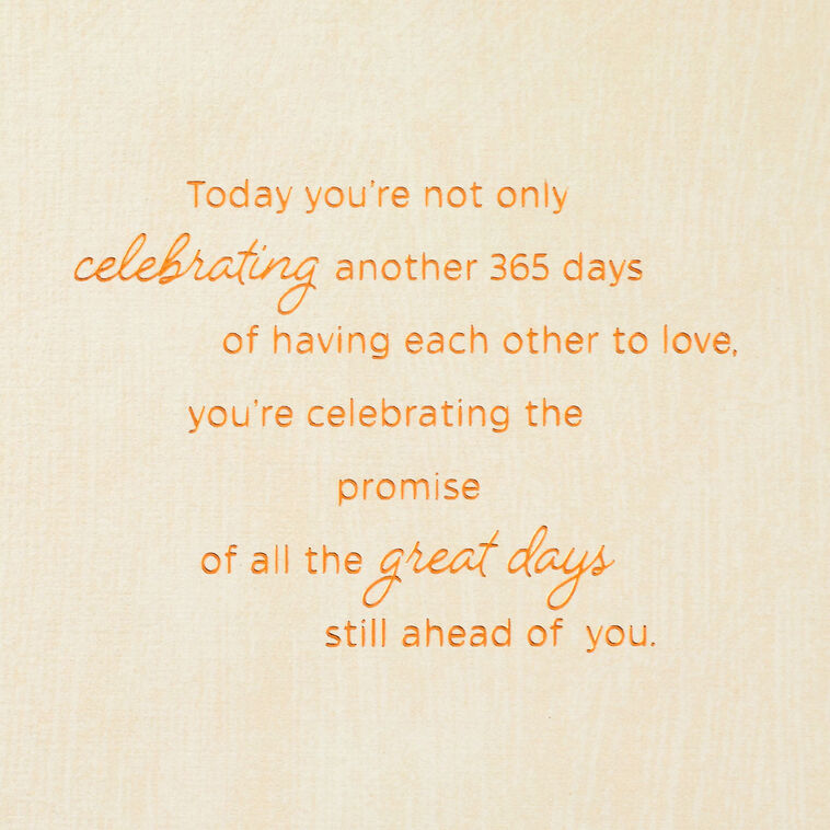 All the Celebrating Anniversary Card for Son and Spouse, , large image number 2