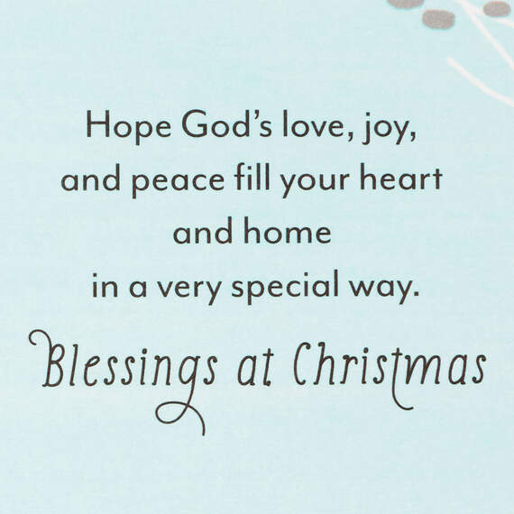 God's Love, Joy and Peace Religious Christmas Card, , large image number 2