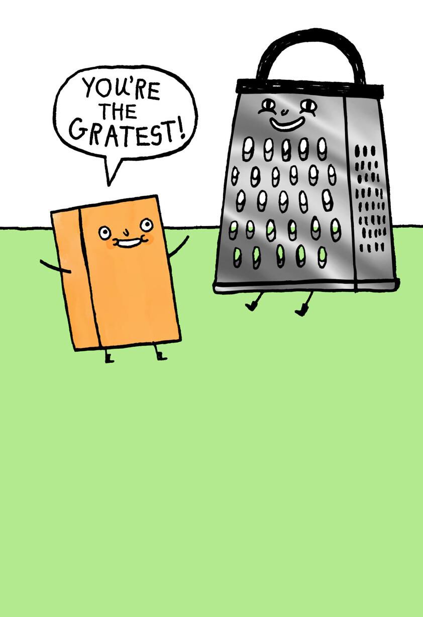 Cheesy Thank You Card