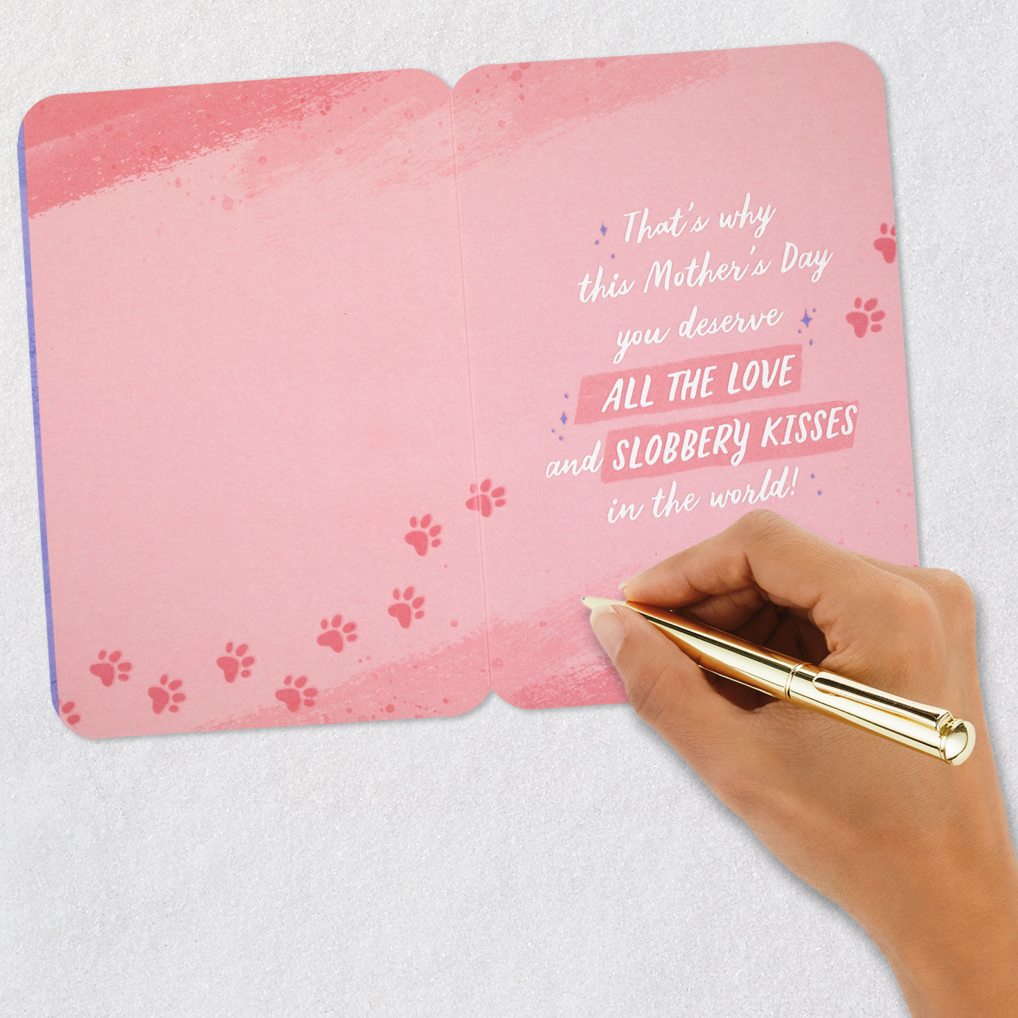 Love and Slobbery Kisses Mother's Day Card From the Dog, , large image number 6