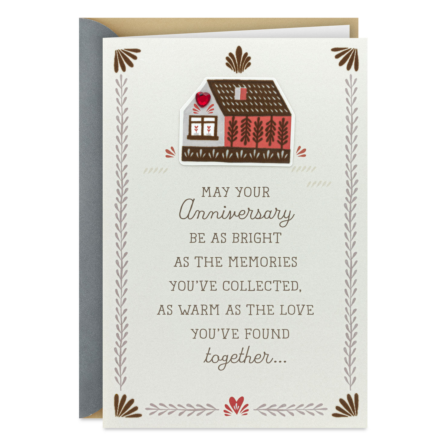 Bright, Warm and Wonderful Anniversary Card for Couple