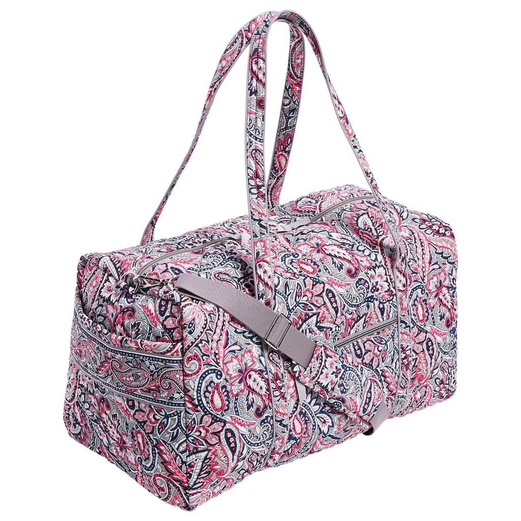 Vera Bradley Iconic Large Travel Duffel Bag In Gramercy Paisley