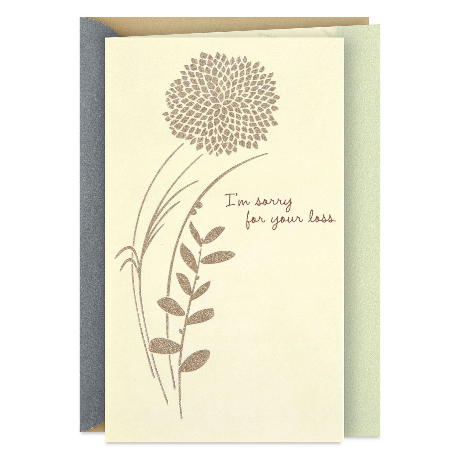 A Word of Friendship and Caring Sympathy Card