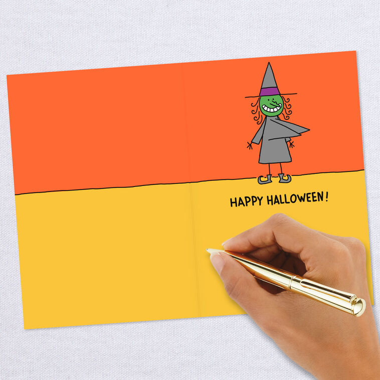 Pointy Witch Hats Funny Halloween Card, , large image number 6