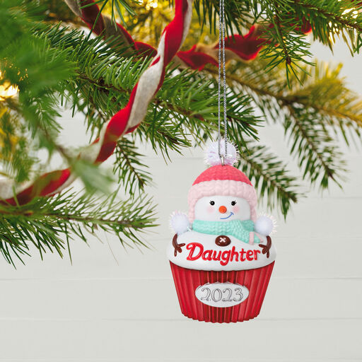 Daughter Cupcake 2023 Ornament, 