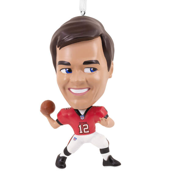 NFL Tampa Bay Buccaneers Tom Brady Bouncing Buddy Hallmark Ornament, , large image number 1