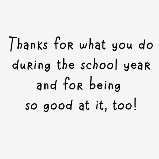 You're the Best Thank-You Card for School Worker From Kid, 
