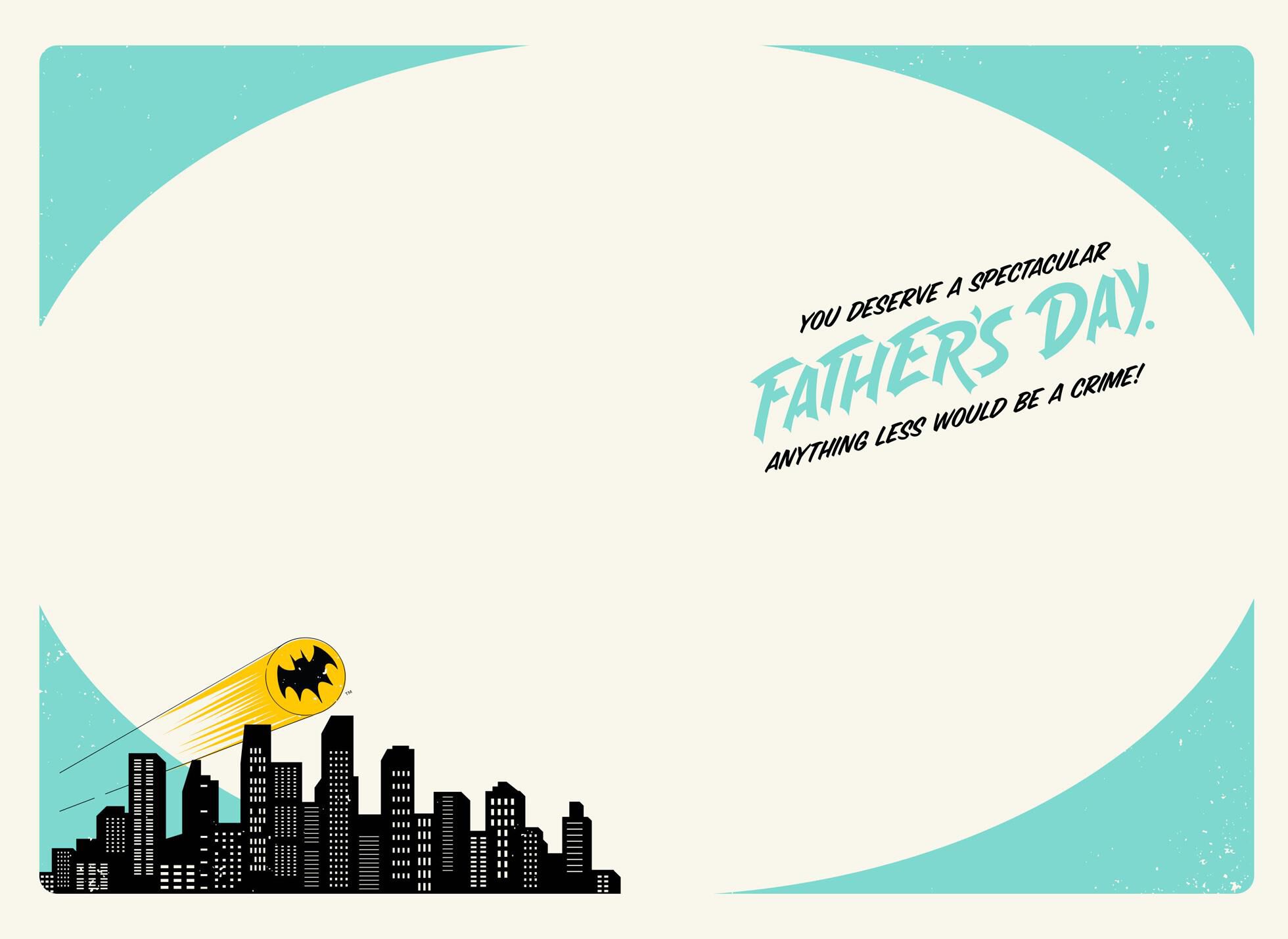 Batman™ and Robin™ Father's Day Card