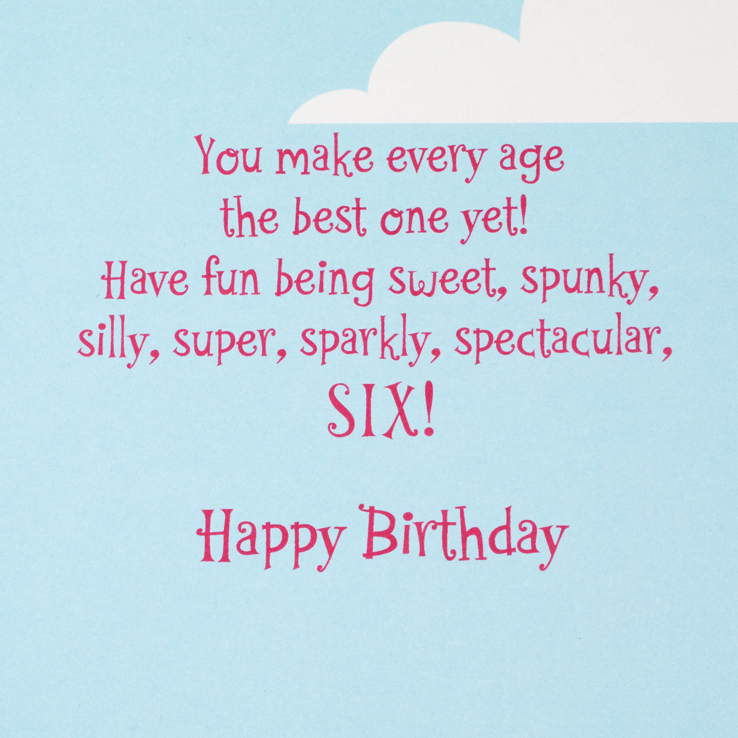 Sweet Six Ballerina Animals 6th Birthday Card With Stickers for only USD 4.59 | Hallmark