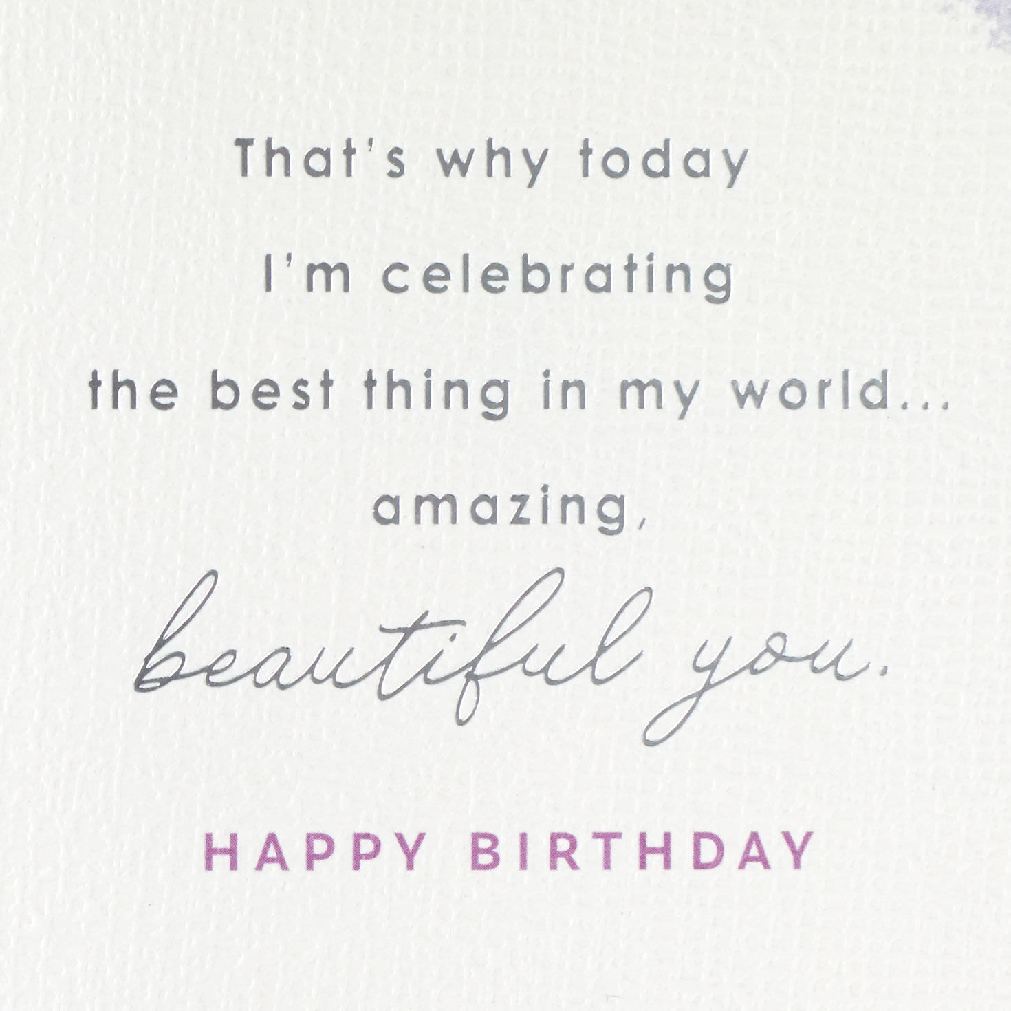 The Best Thing in My World Birthday Card for Wife for only USD 7.59 | Hallmark