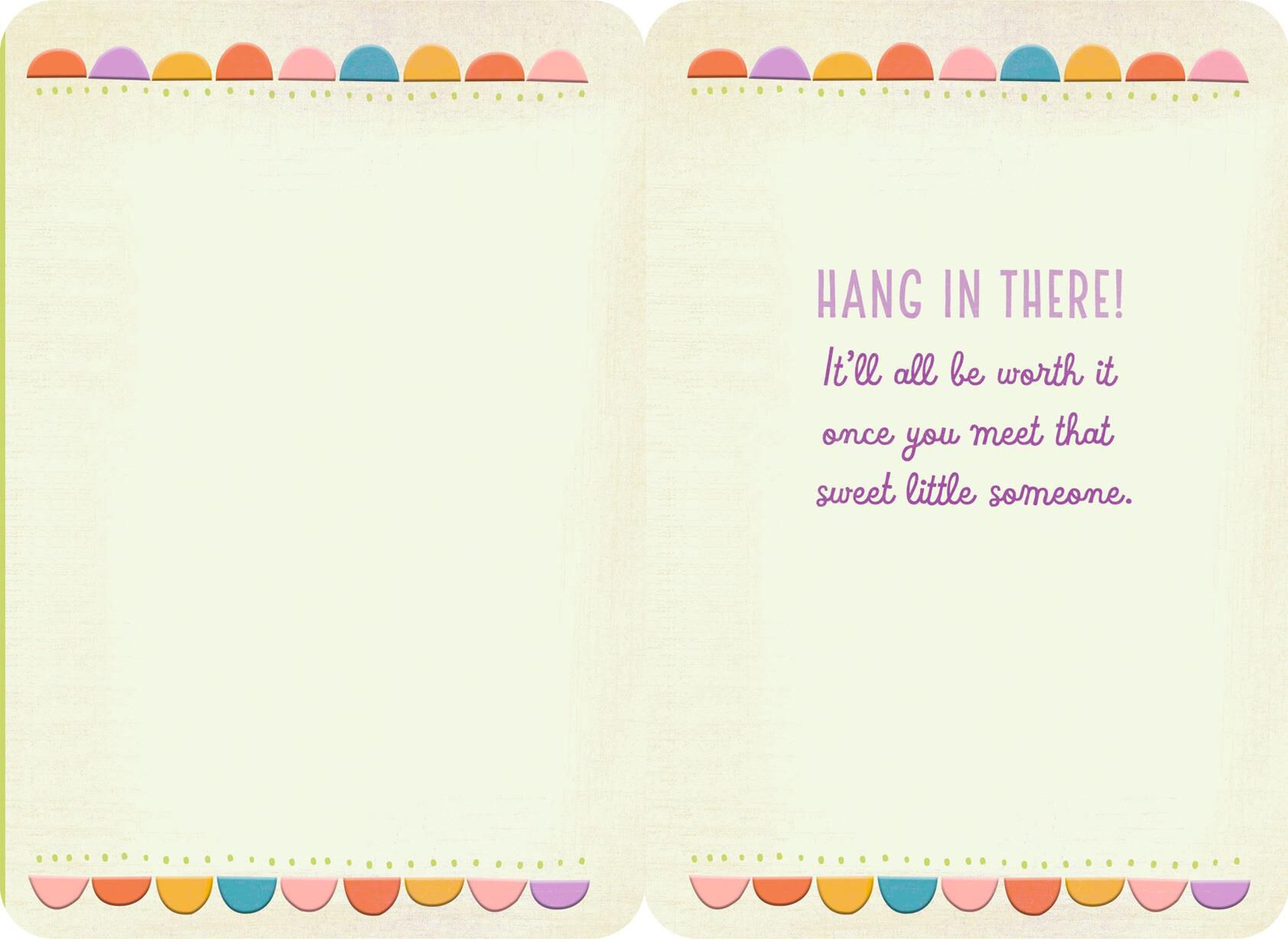 Happiest Reason to Feel Like Crap Pregnancy Card