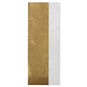 Solid White/Metallic Gold 2-Pack Holiday Tissue Paper front folded image number 1