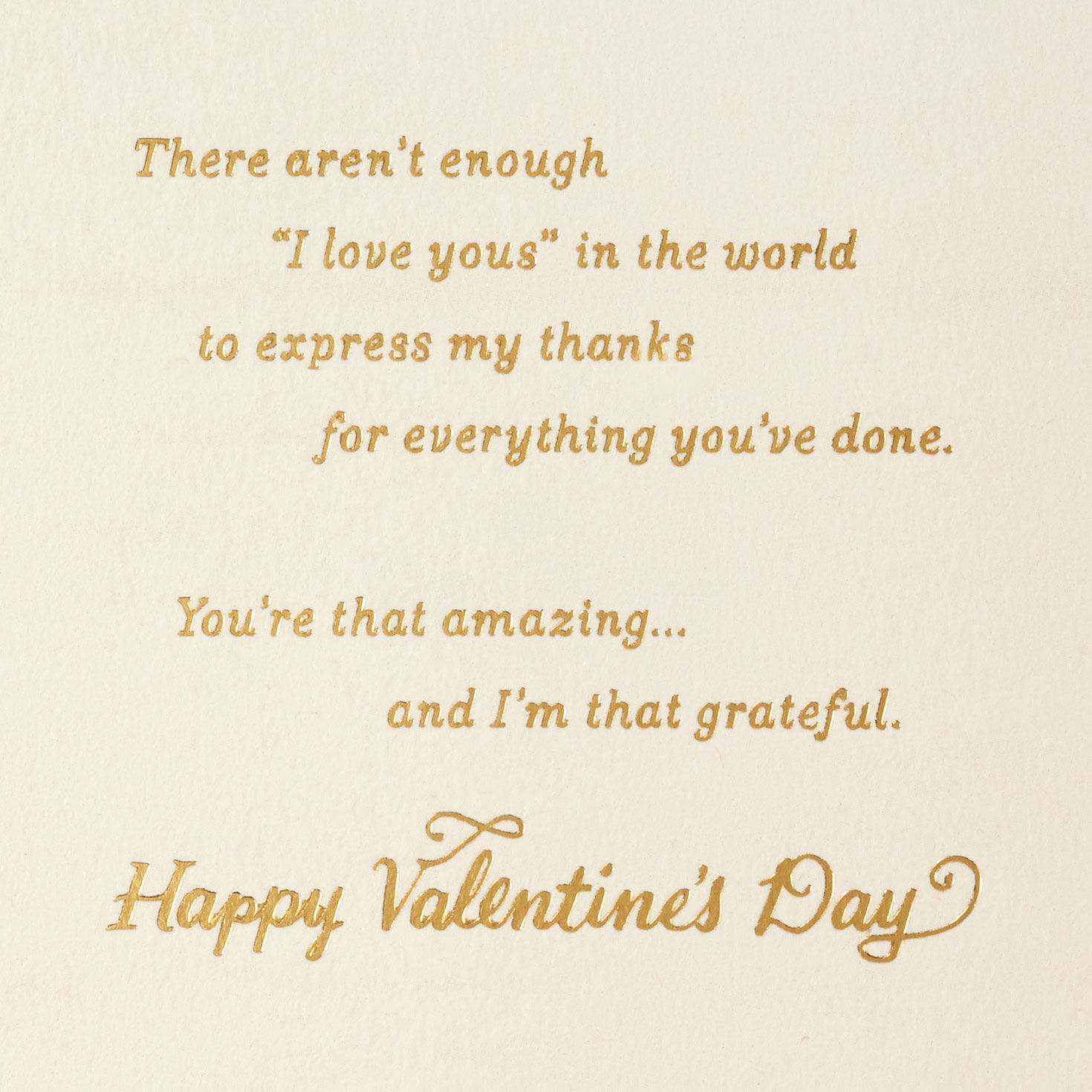 Red Heart and Gold Script Mom Valentine's Day Card Sentiment image number 2