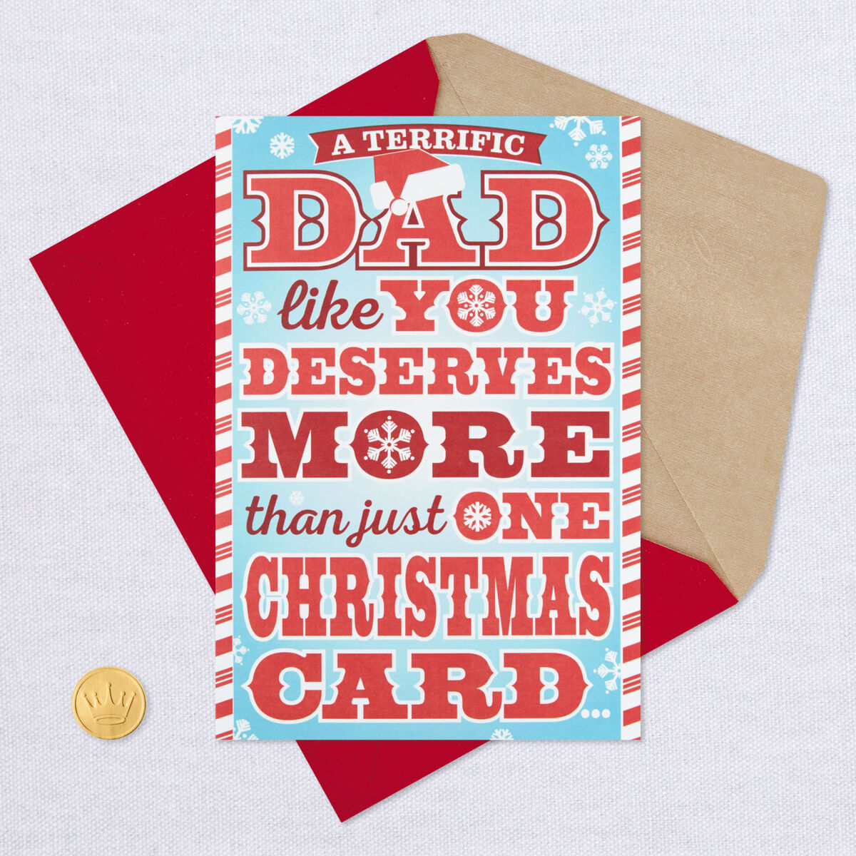 A Terrific Dad Funny Christmas Card With Mini Cards Greeting Cards