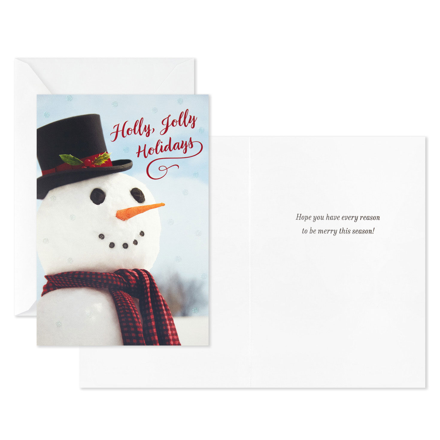 Vintage Holidays Assorted Boxed Christmas Cards Card Front with Sentiment image number 5
