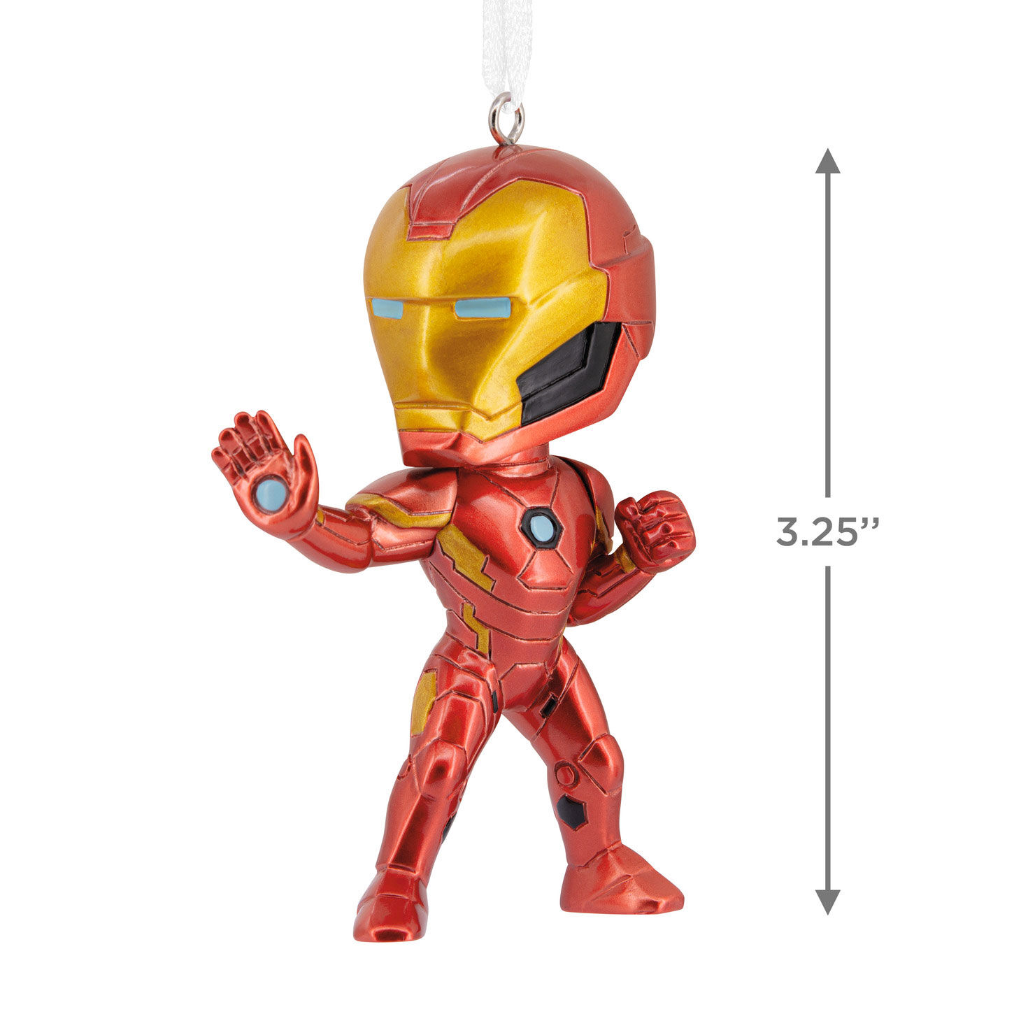 Iron Man Stylized Christmas Ornament measurement image number 3