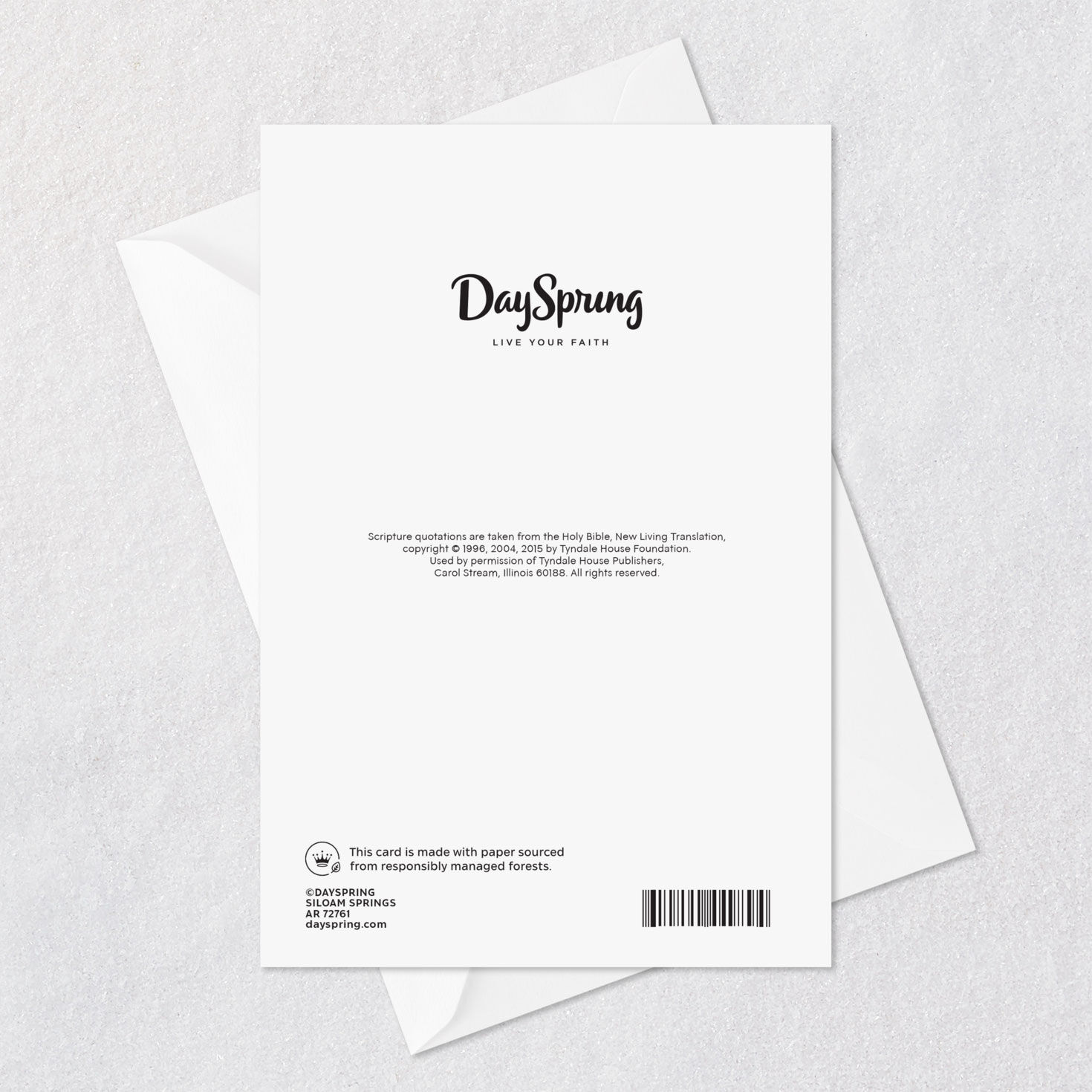 Stop, Look, Listen and Enjoy Religious Birthday Card, , large image number 8