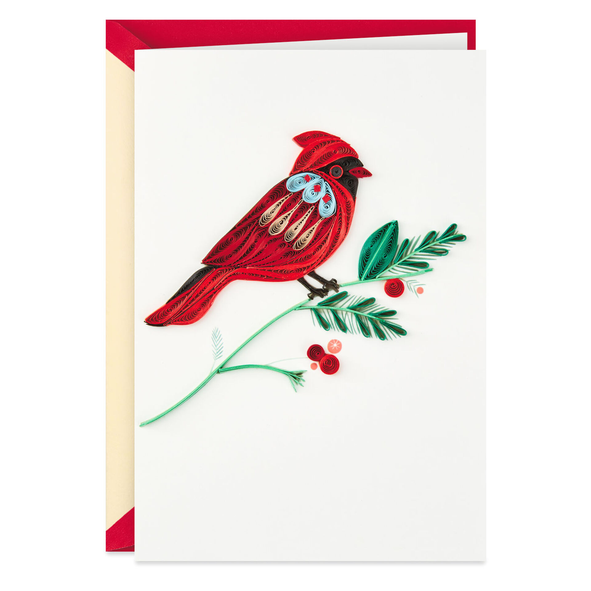 Cardinal Bird Frameable Art Christmas Card Greeting Cards Hallmark