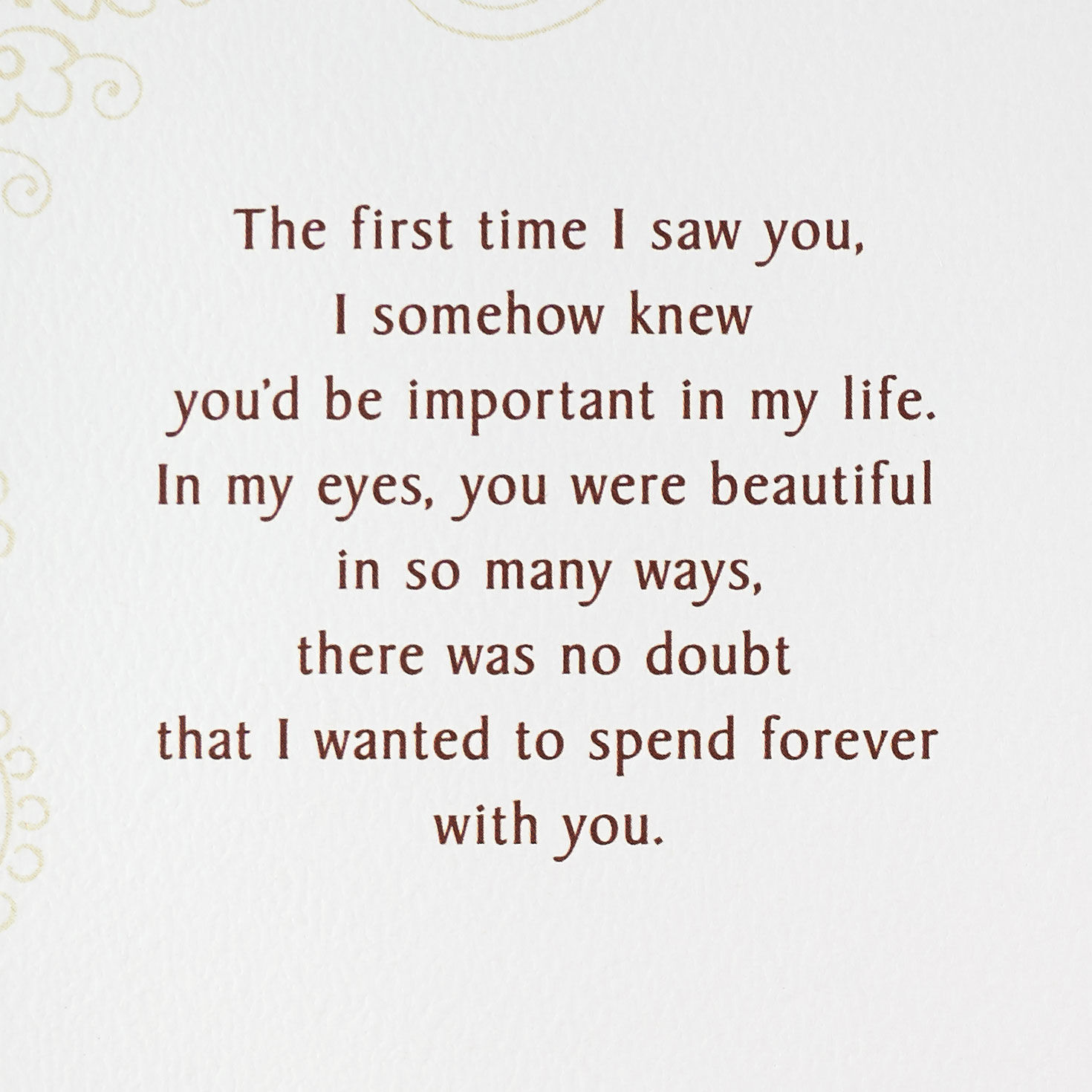 Pink Floral Frame Anniversary Card for Wife  image number 2