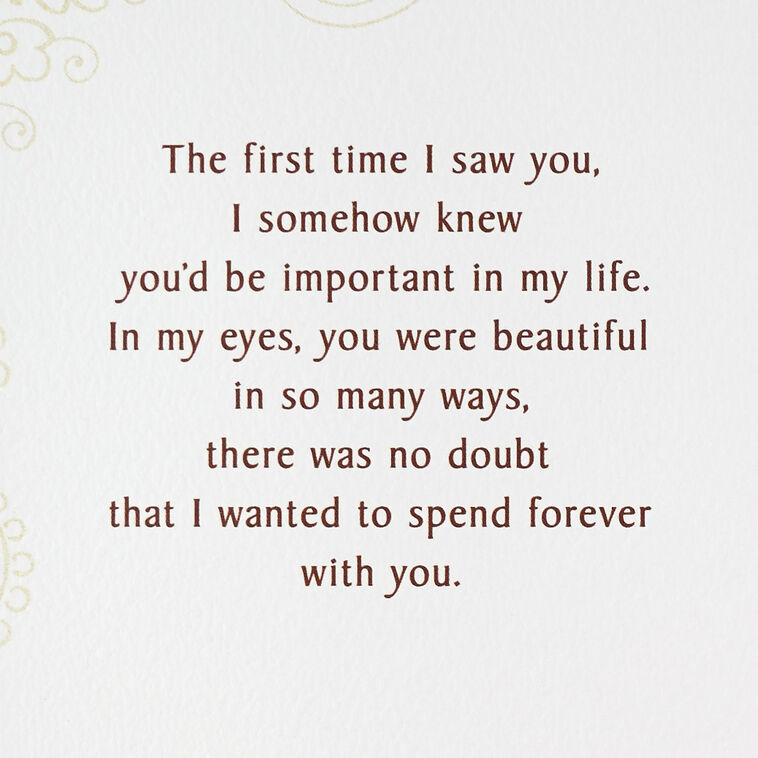 Pink Floral Frame Anniversary Card for Wife  image number 2