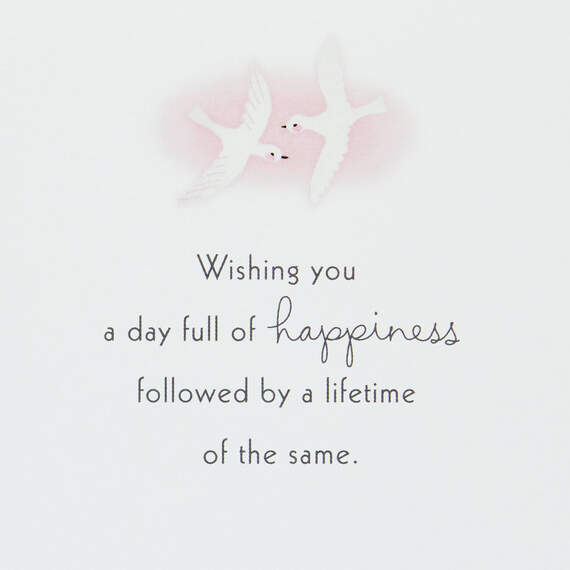 A Lifetime of Happiness Pop Up Shadow Box Wedding Card, , large image number 4