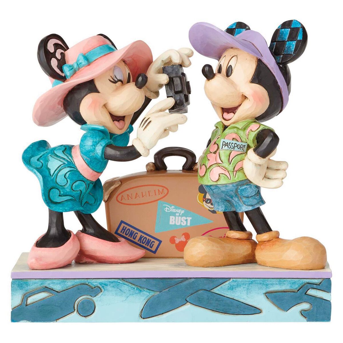 jim shore mickey and minnie on swing