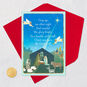 Folk Art Manger Scene Religious Christmas Card Card Front with Envelope and Gold Seal image number 6
