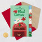 Red Mailbox and Cardinals Christmas Card Card Front with Envelope and Gold Seal image number 6