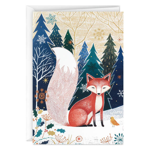 UNICEF Fox in Forest Holiday Cards, Box of 12, , large image number 2