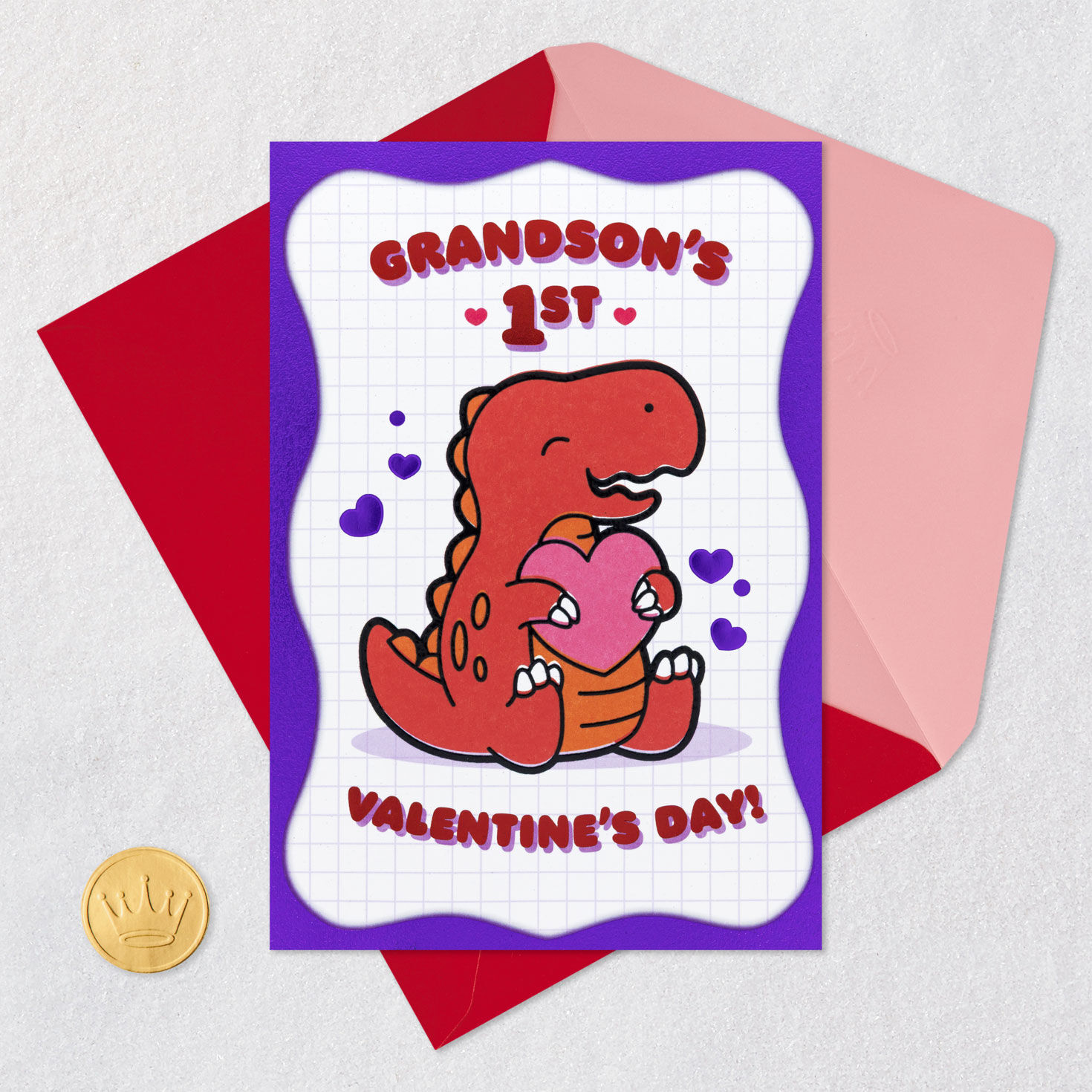 You're Super Loved Baby's First Valentine's Day Card for Grandson for only USD 4.99 | Hallmark