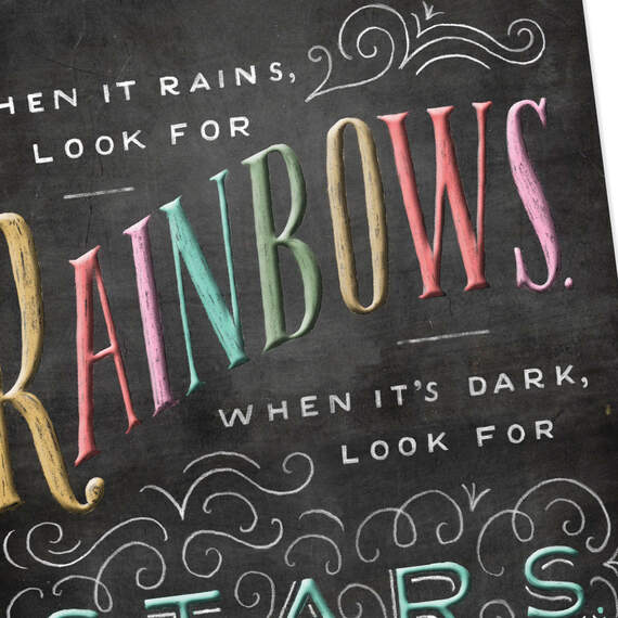 When It Rains, Look for Rainbows Encouragement Card, , large image number 4